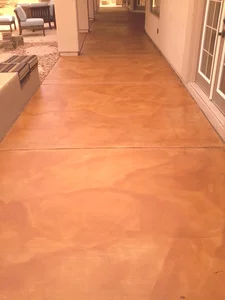 Patio after